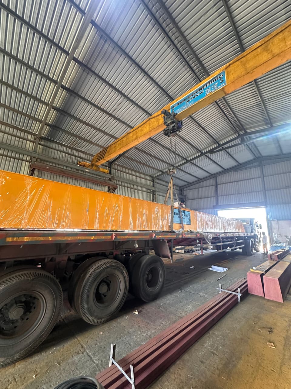 Crane Beam Transportation